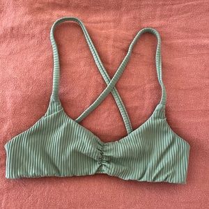 san lorenzo green bikini top